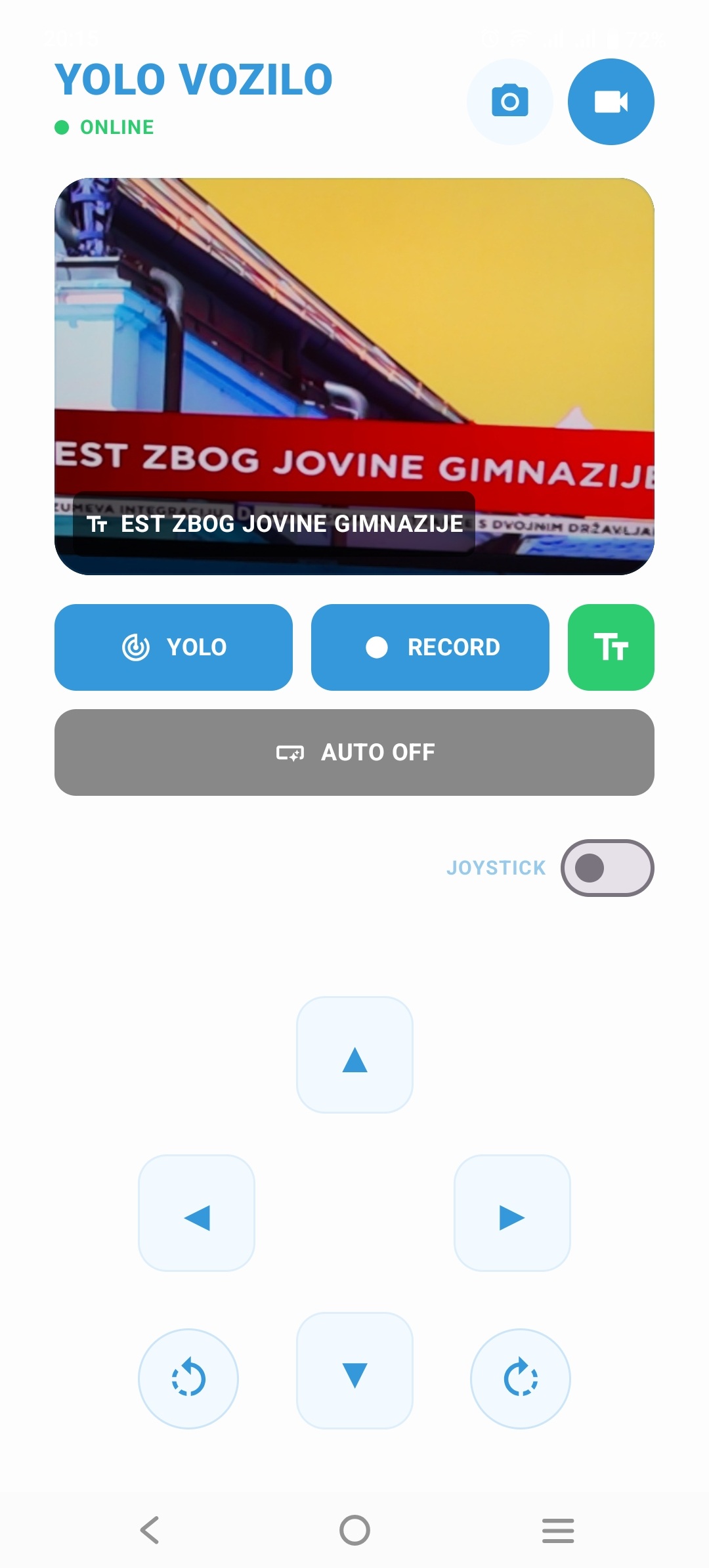 Android Aplikacija OCR